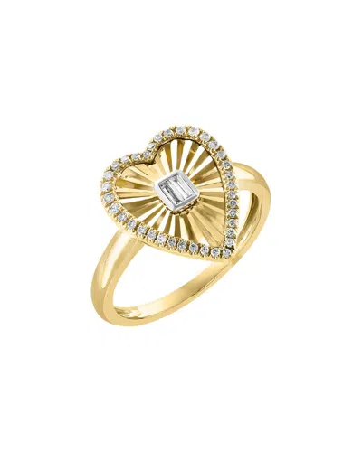 Effy Fine Jewelry 14k 0.21 Ct. Tw. Diamond Ring In Gold