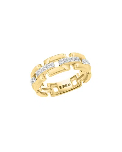 Effy Fine Jewelry 14k 0.22 Ct. Tw. Diamond Ring In Transparent