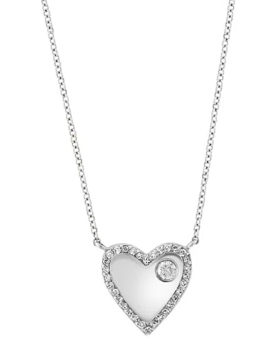 Effy Fine Jewelry 14k 0.25 Ct. Tw. Diamond Necklace In Metallic