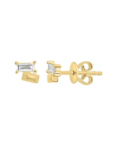 Effy Fine Jewelry 14k 0.26 Ct. Tw. Diamond Earrings In Gold