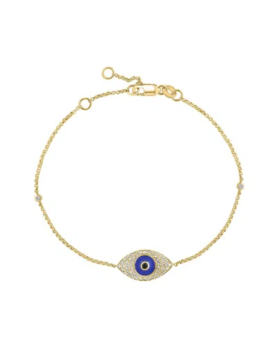 Effy Fine Jewelry 14k 0.27 Ct. Tw. Diamond Bracelet In Transparent