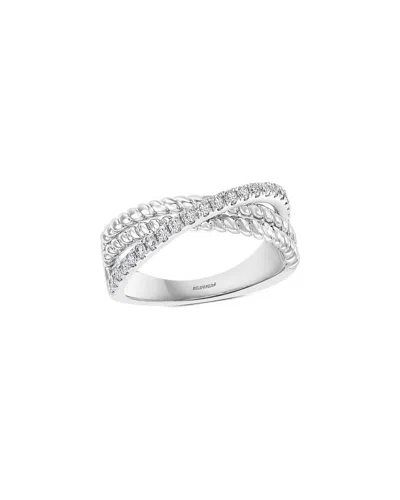 Effy Fine Jewelry 14k 0.29 Ct. Tw. Diamond Ring In Metallic