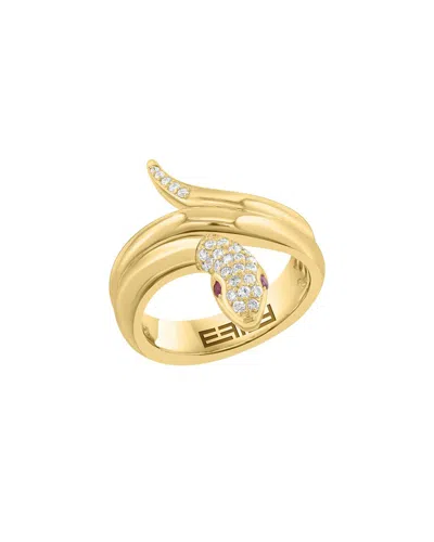 Effy Fine Jewelry 14k 0.30 Ct. Tw. Diamond & Ruby Ring In Pink