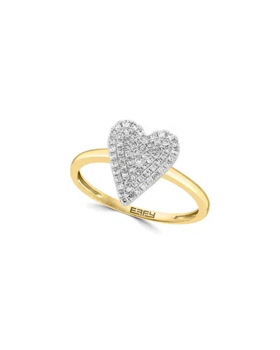 Effy Fine Jewelry 14k 0.33 Ct. Tw. Diamond Ring In Brown