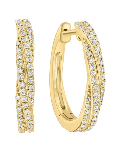Effy Fine Jewelry 14k 0.34 Ct. Tw. Diamond Earrings In Pattern