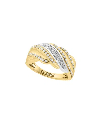 Effy Fine Jewelry 14k 0.39 Ct. Tw. Diamond Ring In Transparent