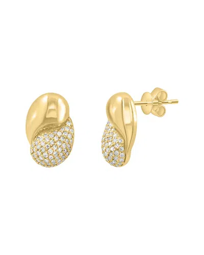 Effy Fine Jewelry 14k 0.43 Ct. Tw. Diamond Earrings In Gold