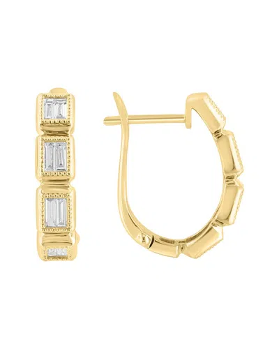 Effy Fine Jewelry 14k 0.43 Ct. Tw. Diamond Hoops In Gold