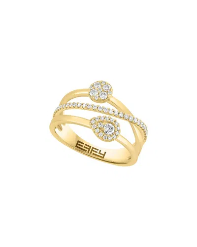 Effy Fine Jewelry 14k 0.46 Ct. Tw. Diamond Ring In Multi