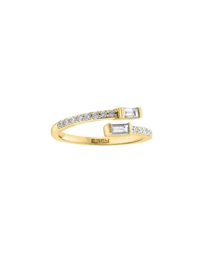 Effy Fine Jewelry 14k 0.47 Ct. Tw. Diamond Ring In Gold