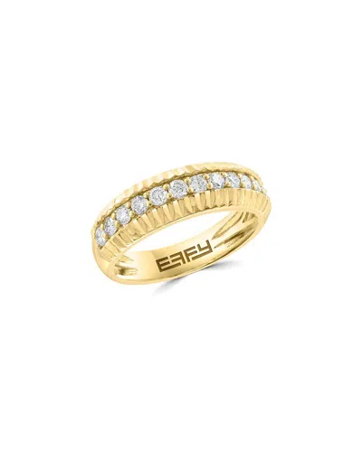 Effy Fine Jewelry 14k 0.48 Ct. Tw. Diamond Ring In Brown