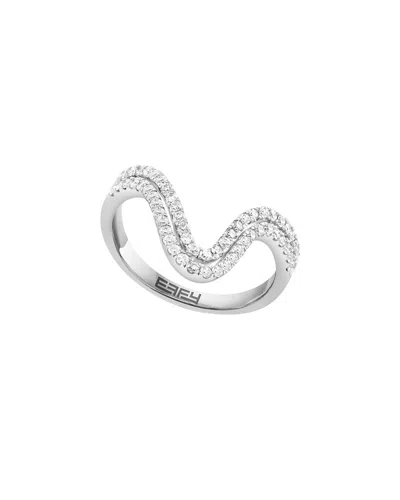 Effy Fine Jewelry 14k 0.56 Ct. Tw. Diamond  Ring In Gray