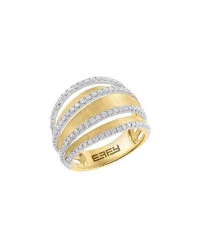 Effy Fine Jewelry 14k 0.58 Ct. Tw. Diamond Ring In Gold