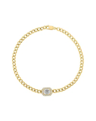Effy Fine Jewelry 14k 0.58 Ct. Tw. Lab-grown Diamond Bracelet In Gray