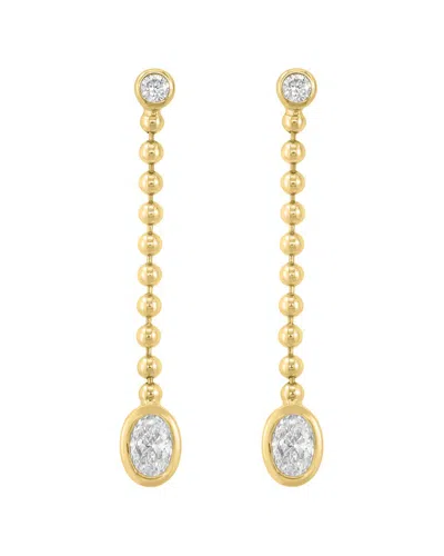Effy Fine Jewelry 14k 0.59 Ct. Tw. Lab-grown Diamond Earrings In Gold