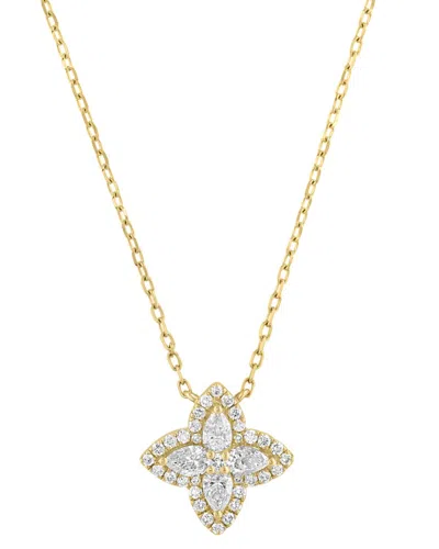 Effy Fine Jewelry 14k 0.60 Ct. Tw. Lab-grown Diamond Necklace In Gold
