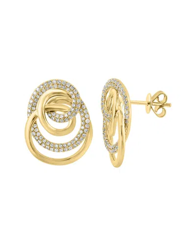 Effy Fine Jewelry 14k 0.64 Ct. Tw. Diamond Earrings In Gray