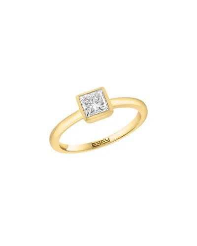 Effy Fine Jewelry 14k 0.70 Ct. Tw. Lab-grown Diamond Ring In Purple