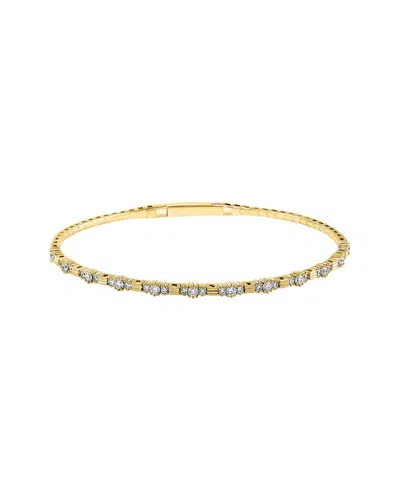 Effy Fine Jewelry 14k 0.74 Ct. Tw. Diamond Bracelet In Transparent