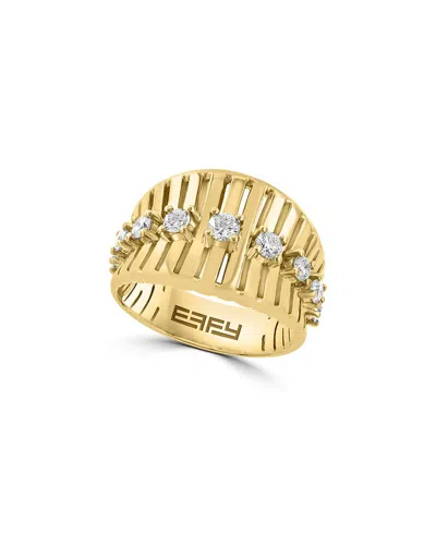 Effy Fine Jewelry 14k 0.74 Ct. Tw. Diamond Ring In Gold