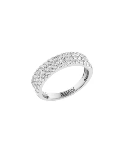 Effy Fine Jewelry 14k 0.74 Ct. Tw. Diamond Ring In Silver