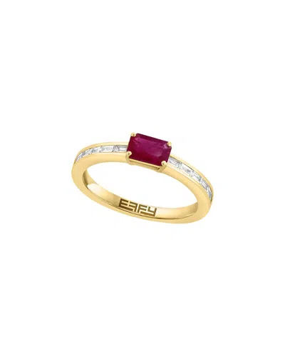 Effy Fine Jewelry 14k 0.75 Ct. Tw. Diamond Ring In Multi