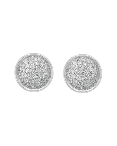 Effy Fine Jewelry 14k 0.79 Ct. Tw. Diamond Earrings In Silver
