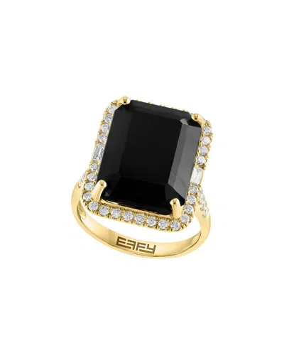 Effy Fine Jewelry 14k 0.80 Ct. Tw. Diamond & Ruby Ring In Gold