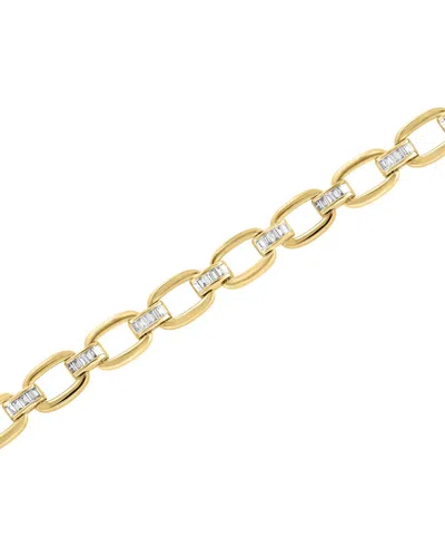 Effy Fine Jewelry 14k 0.83 Ct. Tw. Diamond Chain Bracelet In Gold