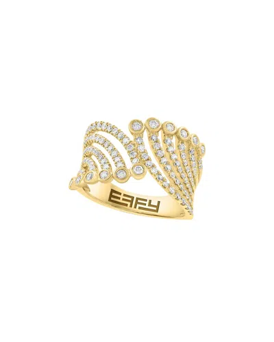 Effy Fine Jewelry 14k 0.83 Ct. Tw. Diamond Ring In Gold