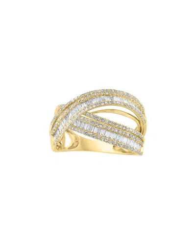 Effy Fine Jewelry 14k 0.89 Ct. Tw. Diamond Ring In Gold