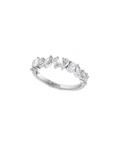 Effy Fine Jewelry 14k 0.91 Ct. Tw. Diamond Ring In Metallic