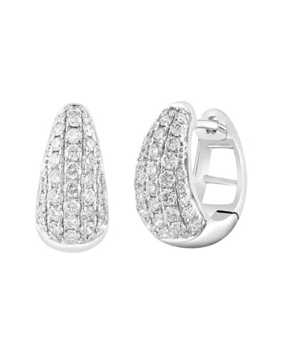 Effy Fine Jewelry 14k 0.94 Ct. Tw. Diamond Earrings In Metallic