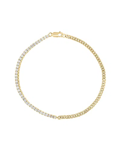 Effy Fine Jewelry 14k 0.95 Ct. Tw. Lab-grown Diamond Bracelet In Gold