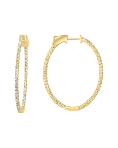 Effy Fine Jewelry 14k 0.95 Ct. Tw. Lab-grown Diamond Earrings In Gold