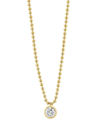 Effy Fine Jewelry 14k 0.98 Ct. Tw. Lab-grown Diamond Necklace In Gold