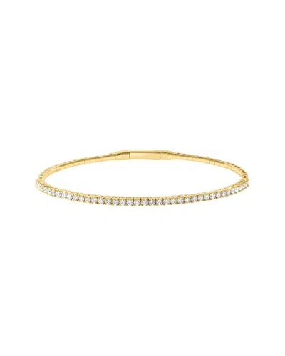 Effy Fine Jewelry 14k 0.99 Ct. Tw. Diamond Bracelet In Metallic
