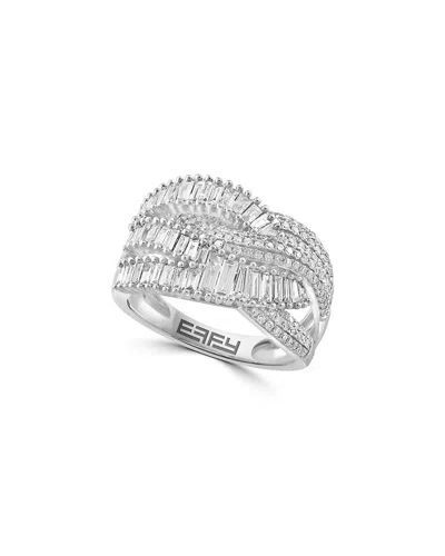 Effy Fine Jewelry 14k 1.03 Ct. Tw. Diamond Ring In Metallic