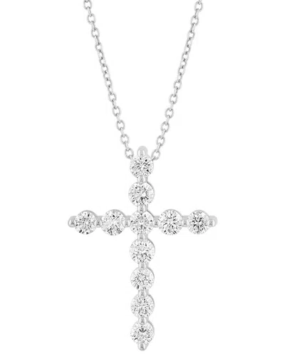 Effy Fine Jewelry 14k 1.07 Ct. Tw. Lab-grown Diamond Necklace In Metallic