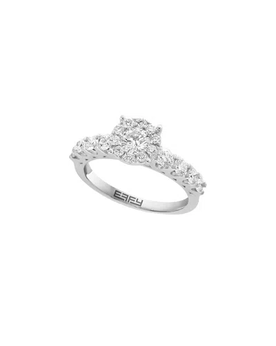 Effy Fine Jewelry 14k 1.11 Ct. Tw. Diamond  Ring In Metallic