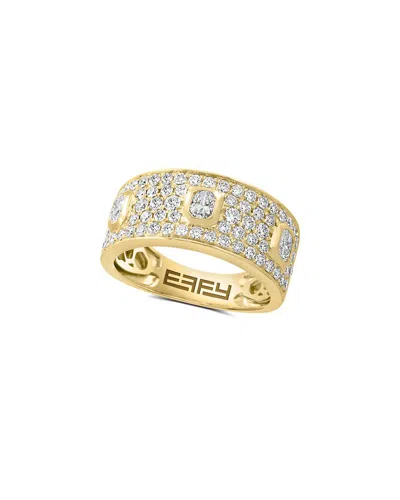 Effy Fine Jewelry 14k 1.11 Ct. Tw. Lab-grown Diamond Ring In Gold