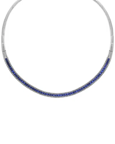 Effy Fine Jewelry 14k 11.31 Ct. Tw. Diamond & Sapphire Necklace