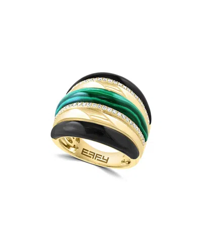 Effy Fine Jewelry 14k 11.32 Ct. Tw. Diamond & Gemstone Ring