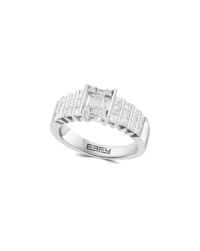 Effy Fine Jewelry 14k 1.16 Ct. Tw. Diamond Ring In Metallic