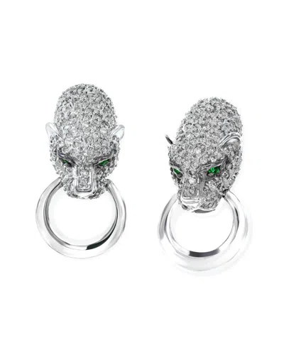 Effy Fine Jewelry 14k 1.17 Ct. Tw. Diamond & Emerald Earrings