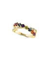Effy Fine Jewelry 14k 1.20 Ct. Tw. Diamond & Gemstone Ring In Brown