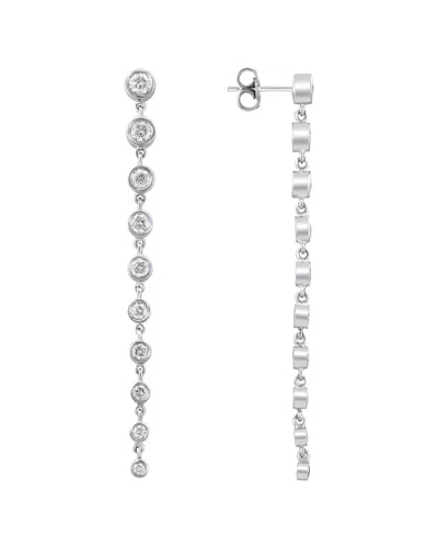 Effy Fine Jewelry 14k 1.20 Ct. Tw. Diamond Earrings In Metallic