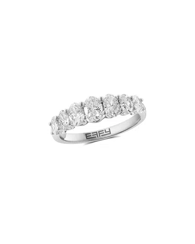 Effy Fine Jewelry 14k 1.25 Ct. Tw. Lab-grown Diamond Ring In White