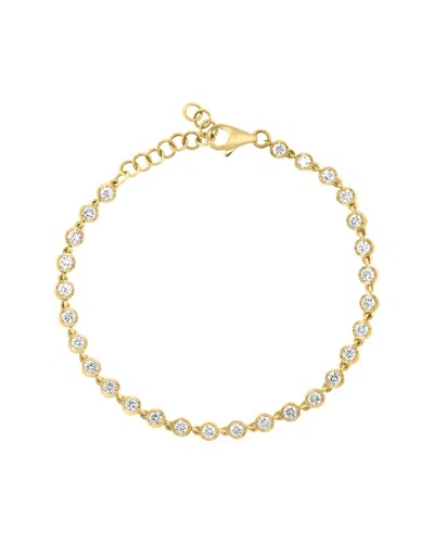 Effy Fine Jewelry 14k 1.37 Ct. Tw. Diamond Bracelet In Metallic