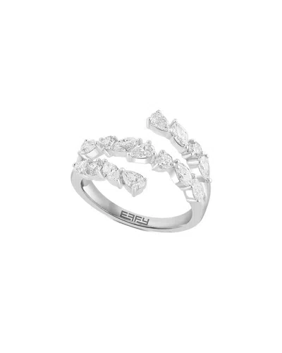 Effy Fine Jewelry 14k 1.37 Ct. Tw. Diamond Ring In Metallic